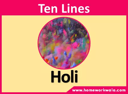10 lines on Holi in English 10 lines on Holi in English