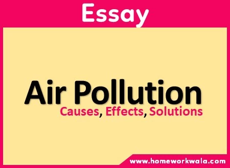 essay on Air Pollution in English