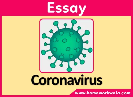 Essay on Coronavirus in English