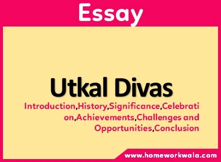Essay on Utkal Divas in English