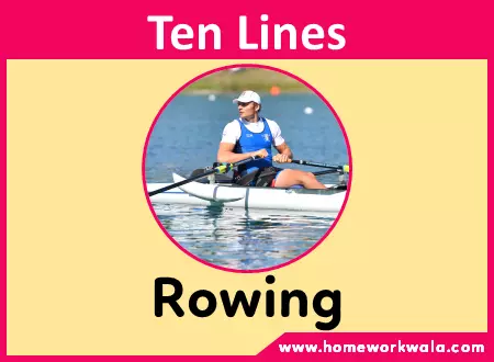 my favourite sport Rowing
