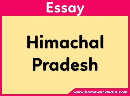 Essay on Himachal Pradesh