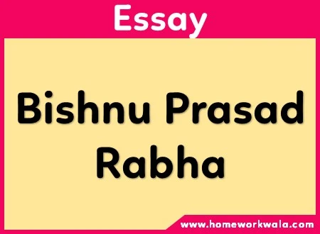 Short essay on Bishnu Prasad Rabha
