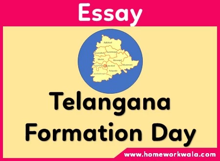 essay on Telangana Formation Day