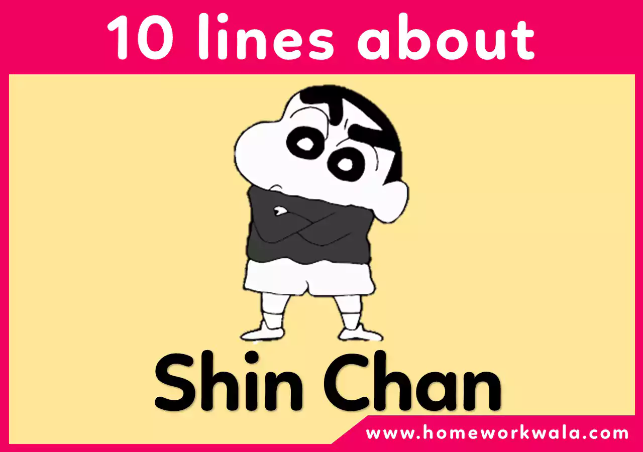 few lines abou my favourite cartoon character Shin Chan