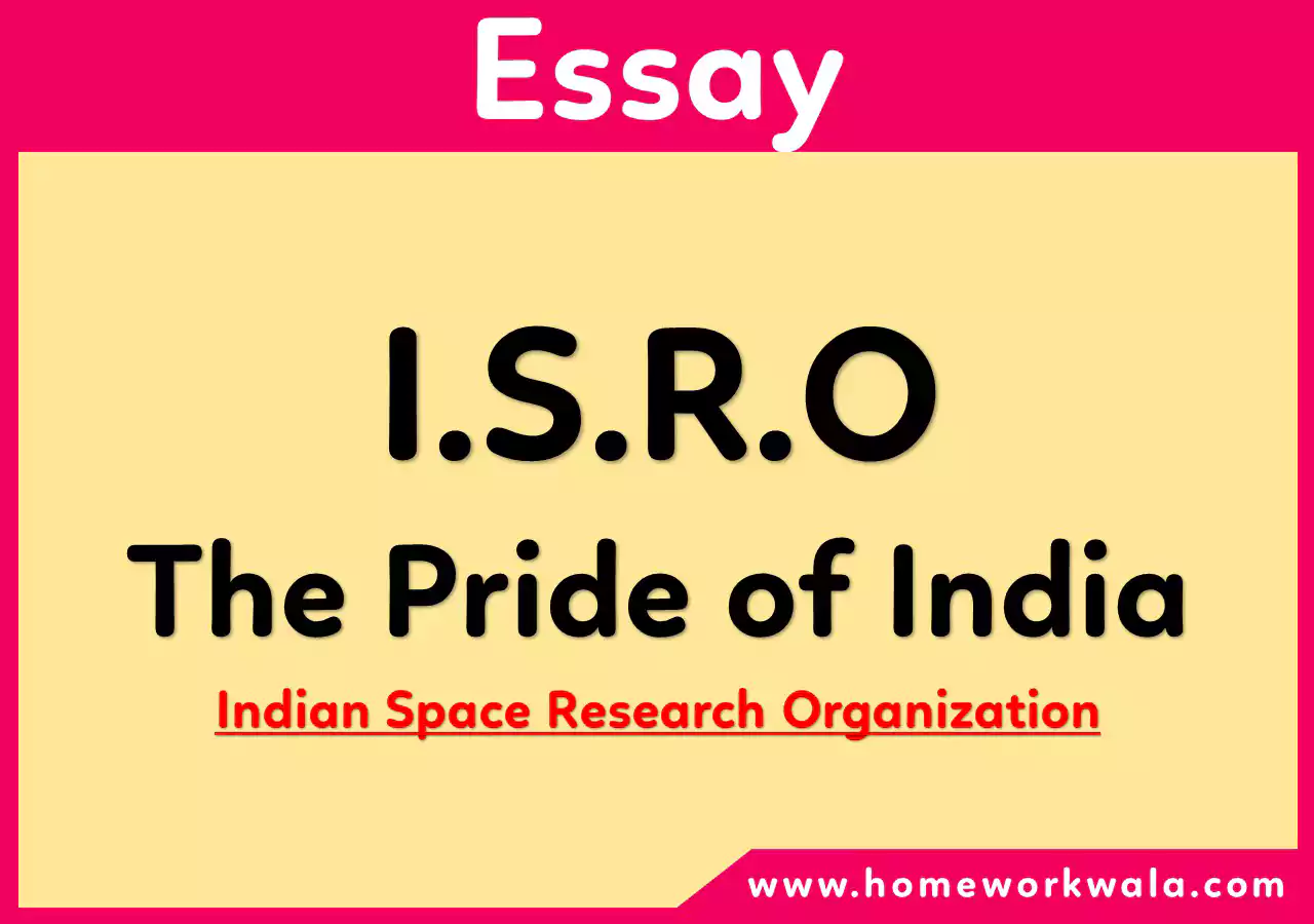 ISRO Pride of India essay