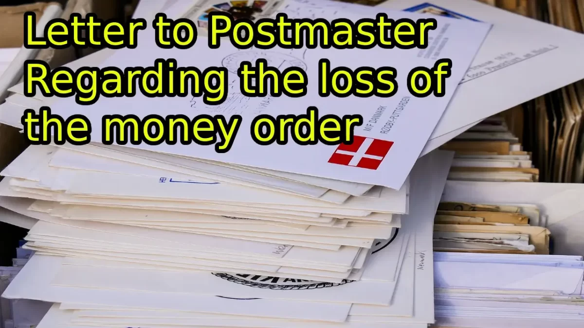 A Letter To The Postmaster