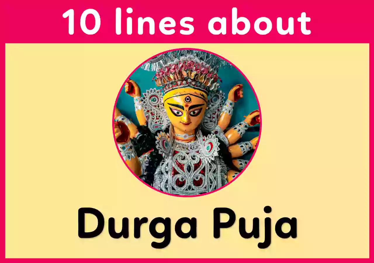 10 lines on Durga Puja