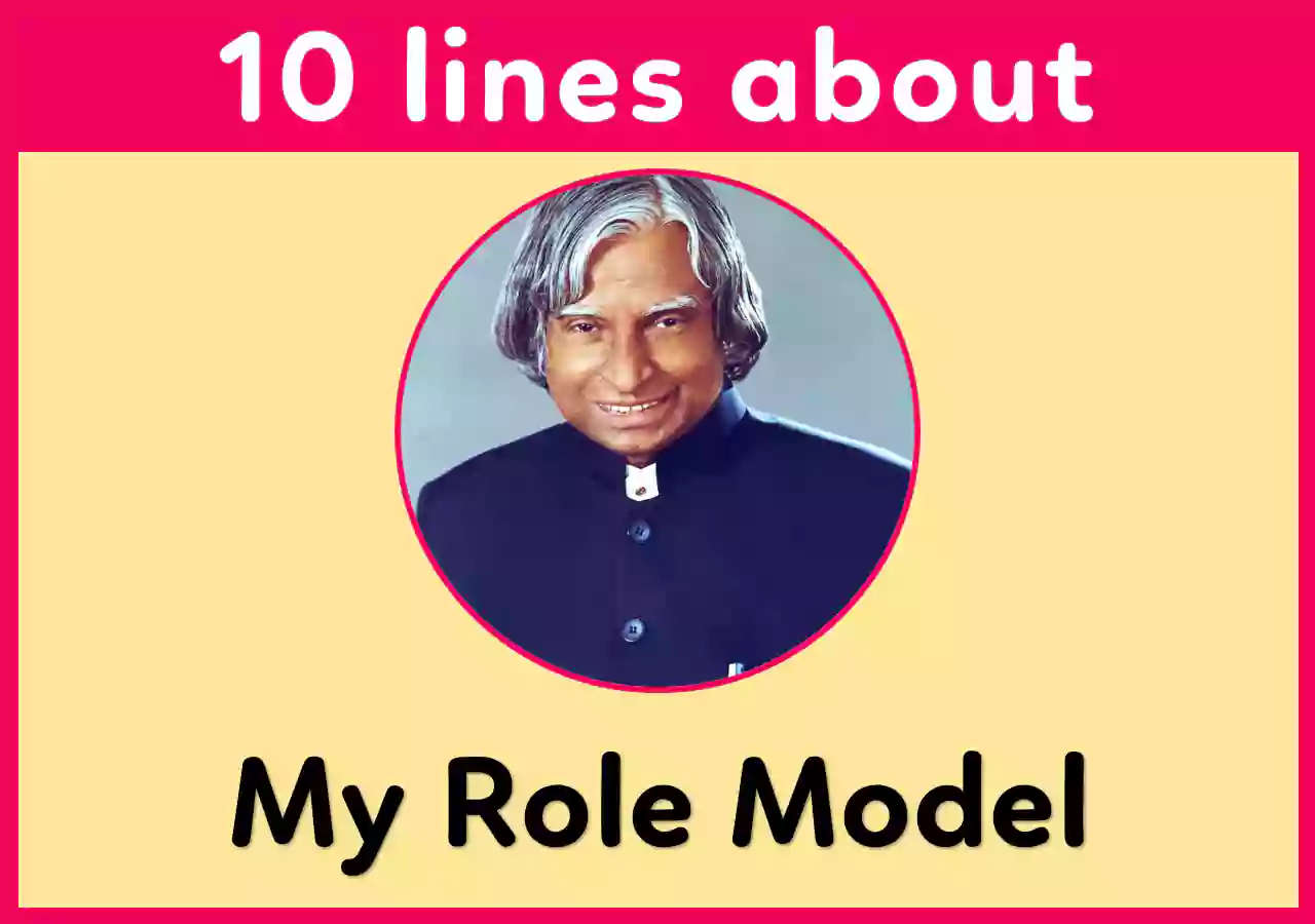 10 lines on my Role Model