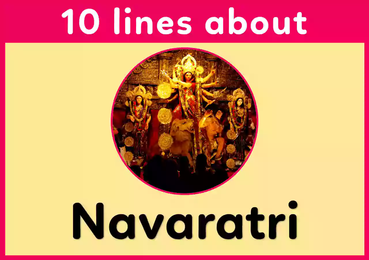 Few lines on Navratri